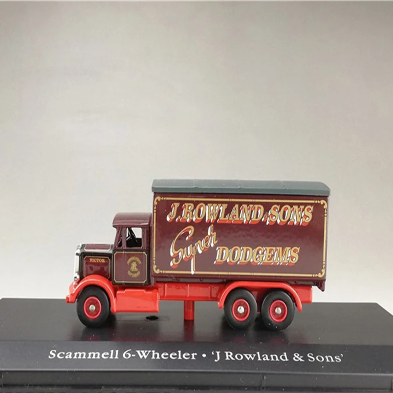 1/72 Ретро моделирование Scamnell 6-wheeler 'JRowland sons' винтажная модель грузовика классический грузовик литой игрушечный автомобиль из сплава