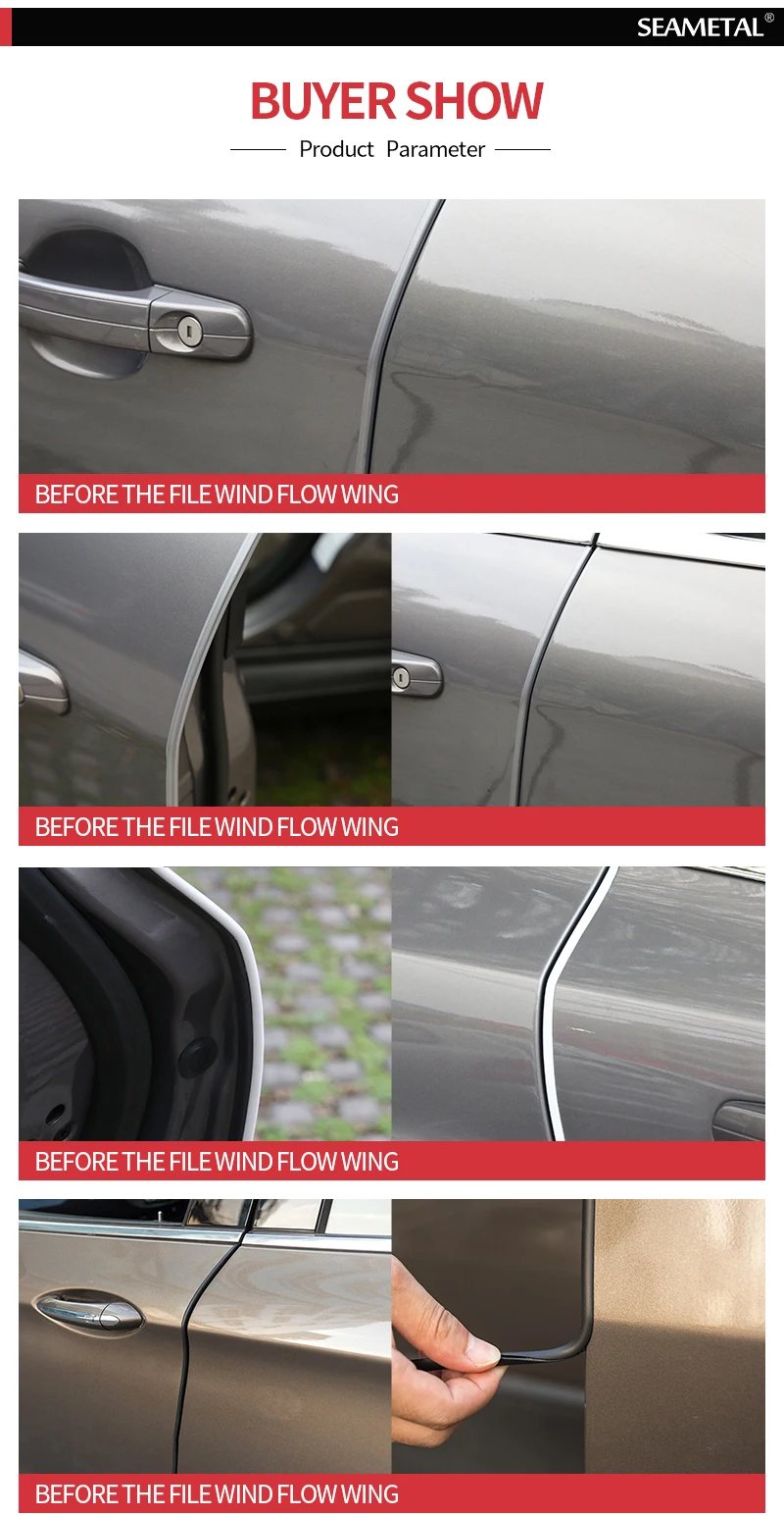 satin al araba styling kapi koruma seritleri kaucuk kenar kapilar profiller yan koruyucu sticker cizikler arac arabalar icin oto araba styling