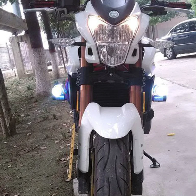2 шт. U2 мотоциклетный головной светильник 30 Вт Светодиодный рабочий светильник водонепроницаемый мотоциклетный Точечный светильник для вождения автомобиля противотуманная фара Motos велосипедный головной светильник