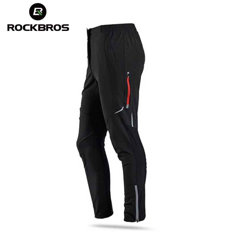 ROCKBROS Winter Fleece Cycling Pants Men Women Thermal Bike Trousers Summer Cycling Sportswear Sport Suits Bicycle