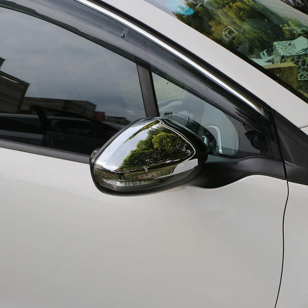 Jameo Auto ABS Chrome Car Rear View Mirror Protection Covers Rearview Mirror Stickers for Peugeot 2