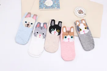 

HOT! 3D Cat socks hot sale lovely cute harajuku socks women like cute funny socks good quality soft cotton Cat socks