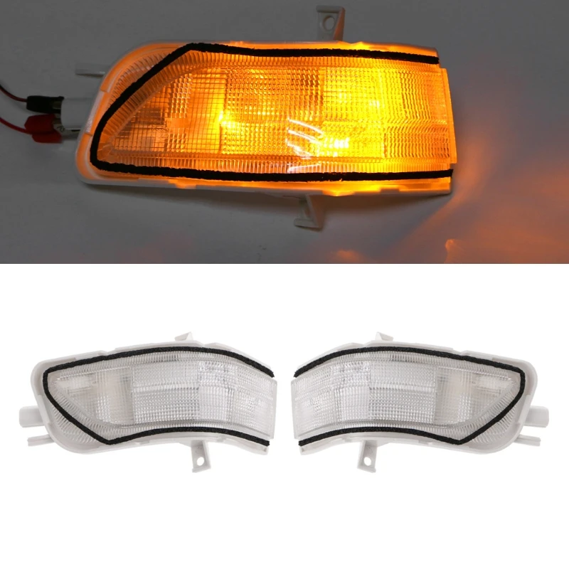 Left Is Cab Right is Co-pilot Rearview Mirror LED Turn Signal Light For Honda CRV 2007-2011 Crosstour 2011-2016 Car Amber Lamp