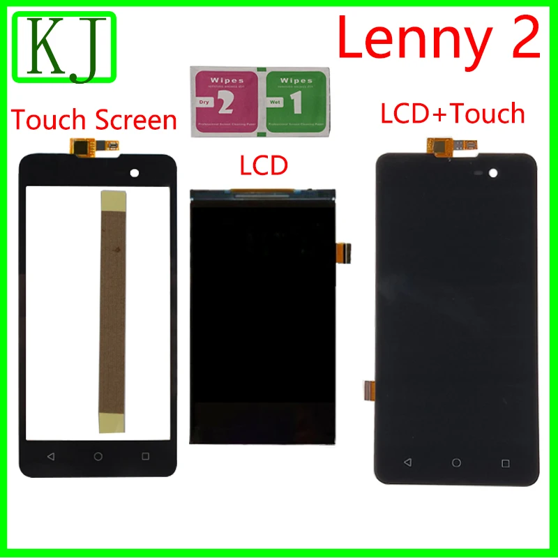 

LCD Touch Panel For Wiko Lenny 2 Display Screen + Digitizer Glass Sensor Assembly For Lenny2 Micromax Spark 2 Q334