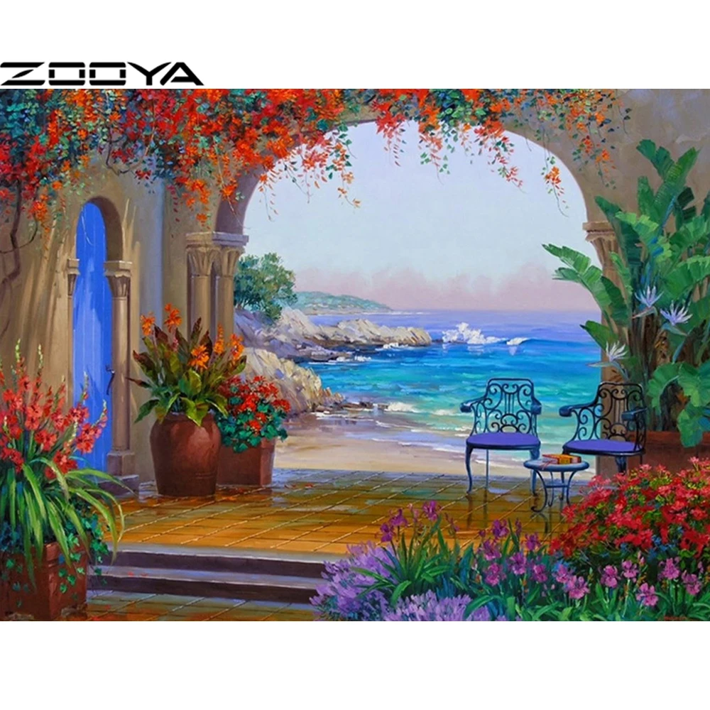 ZOOYA Алмазная вышивка 5d DIY алмазная живопись искусственное украшение стулья