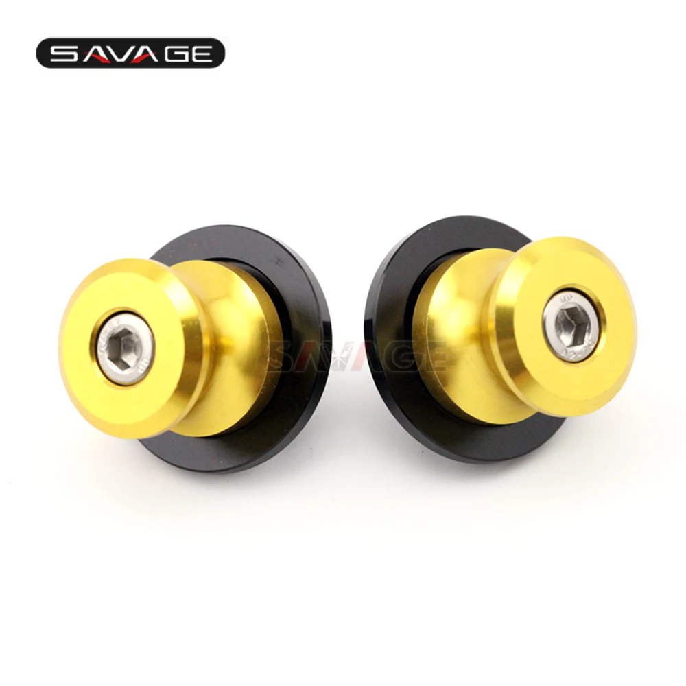 Swingarm Spools Slider For YAMAHA YZF R1/R3/R6/R6S/R25 XSR 900 XSR900 YZF-R1 YZF-R3 YZF-R6 YZF-R6S YZF-R25 Stand Screw M6 CNC