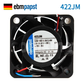 

NEW ebmpapst PAPST 422JM 4028 12V 2.4W high rotating speed high air volume ATX cooling fan