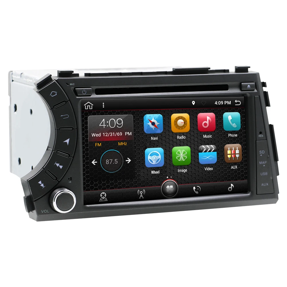 Cheap Eunavi Android 9.0 2G+32G Octa 8 Core Car Dvd For Ssang Yong Ssangyong Actyon Kyron Multimedia Car Radio Gps Navi T8 Car Stereo 2