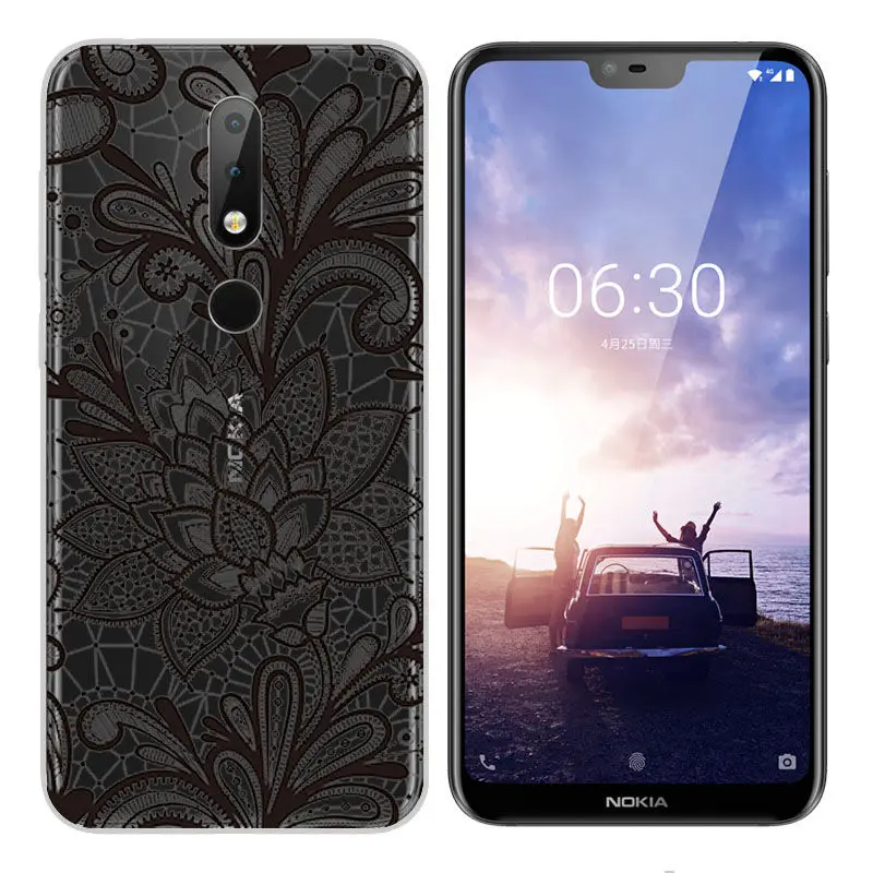 Arvin Silicone Fundas for Nokia X6 2018 Soft TPU Nokia 2 3 5 6 7 8 9 Cover Painted Phone Case for Nokia 3.1 6.1 Smart Back Cover (3)