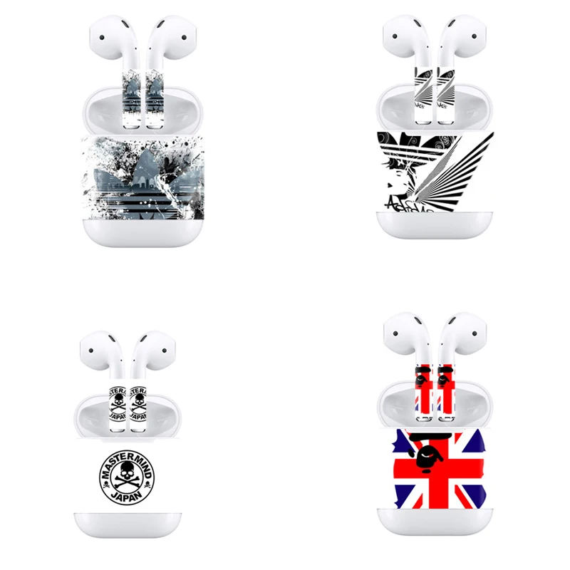 

Drop shipping accept 2018 starry design for Apple Airpods sticker decal