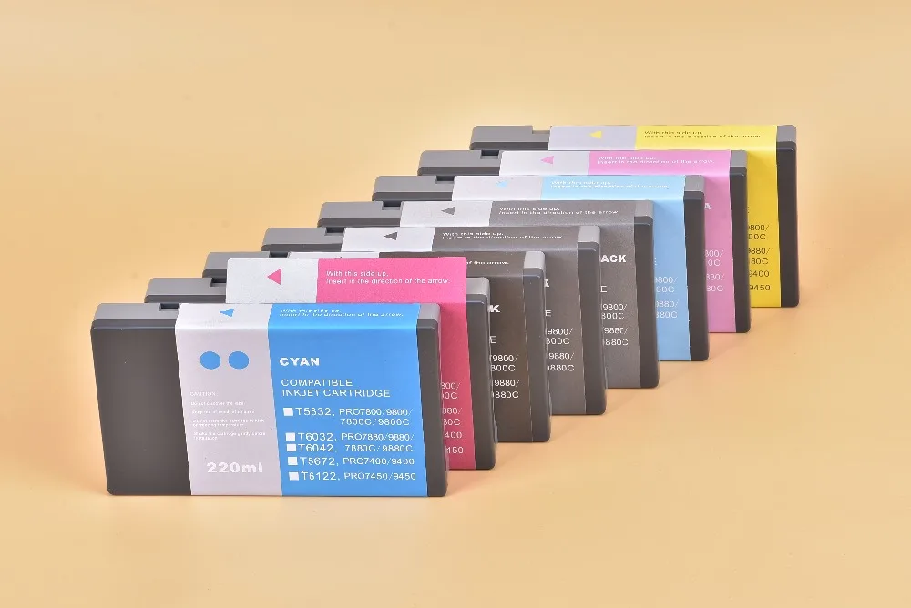 Compatible Ink Cartridge for Epson 7800 7880 9800 9880 Printer with