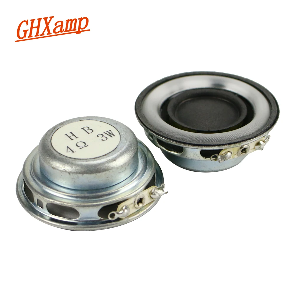 

GHXAMP 40mm Full Range Speaker Unit 4ohm 3W Bluetooth Speaker DIY Ultra-thin 1.5 inch Portable Treble Mid Bass Loudspeaker 2PCS