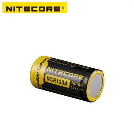 Nitecore NL166 16340 RCR123A 3,7 V 650 WH mAh литиевая аккумуляторная батарея