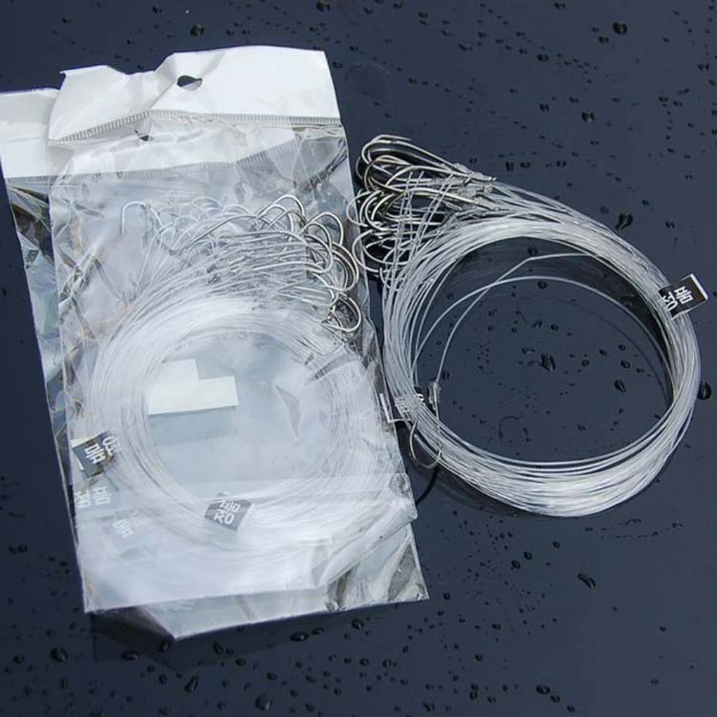 20/28pcs Roll Feeder Fishhook Carp Fly Tackle Fish Worm Jig Carbon Steel Fishing hook Lead Head Wire Line Tied Bait Hook