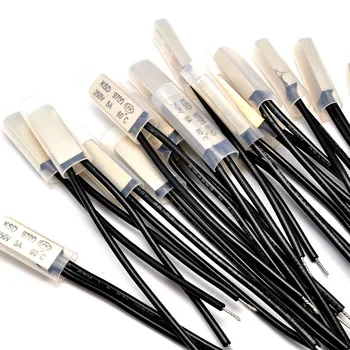

Temperature Control Switch KSD9700 60 Degree Normally Closed Thermal Protector/Temperature Controller 5A/250V(10PCS)