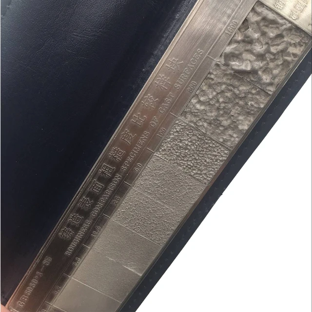 Cast Iron Sand Mold Surface Roughness Comparison Sample Roughness