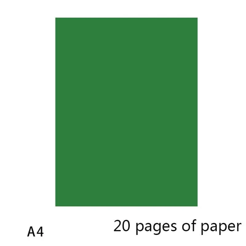 Kuke 20 шт A4 картонная бумага многоцветный DIY ручной работы Скрапбукинг Бумага Ремесло плотный ручной картон - Цвет: 14
