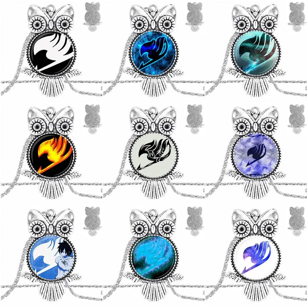 

EJ Glaze For Valentine'S Day Gift Paper Fairy Tail Glass Pendant Galaxy Pendant Necklace Women Plated Necklaces Jewelry