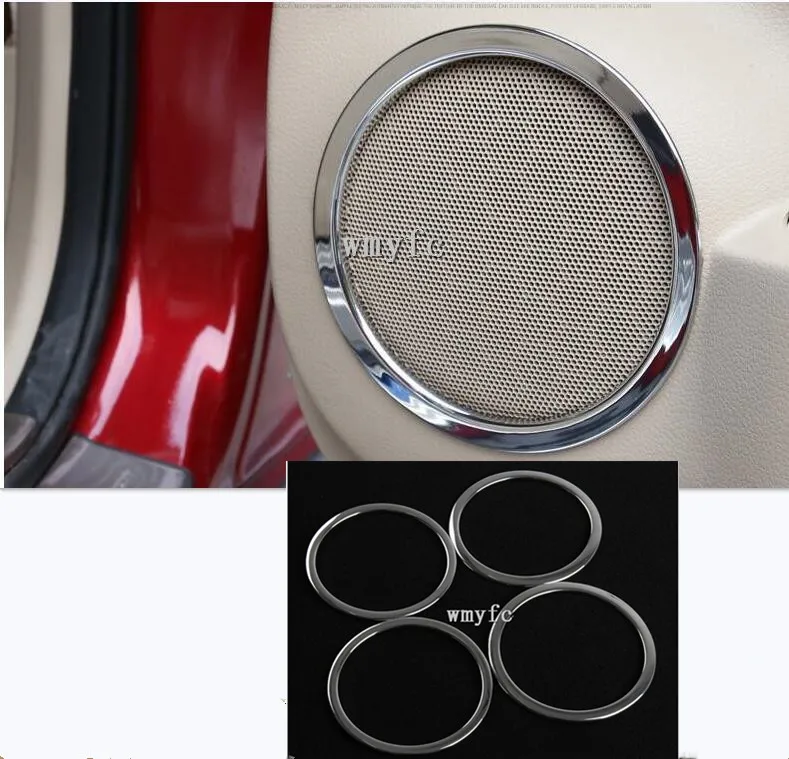 

Interior Frame Speaker Box Plated Ring for Nissan Qashqai J11 2014 2015 2016 2017 2019 Chrome Car Styling Sticker Accessories