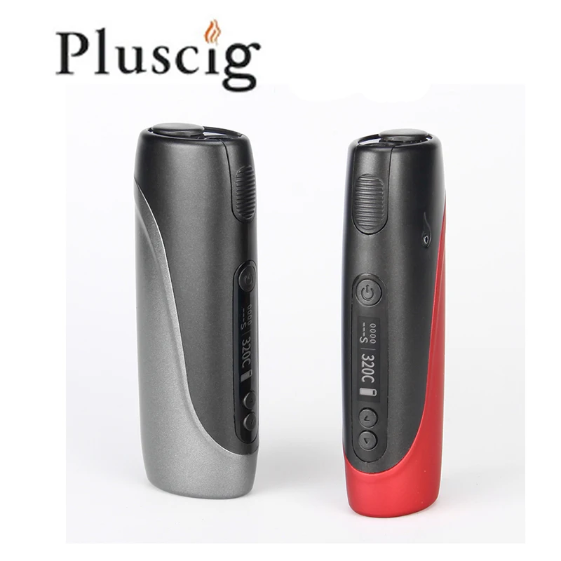 Pluscig P3 charged electronic cigarette vape Box Mod up to 25 continuous smokable compatibility with Brand Heating Tobacco stick |