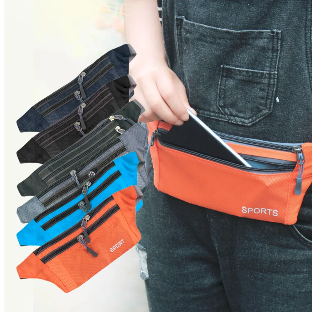 OUTAD 2018 Unisex Pocket Sling Bag Sports Running Travel Security Waist Bum Bags OUTAD 2018 Unisex Pocket Sling Bag Sports Running Travel Security Waist Bum Bags