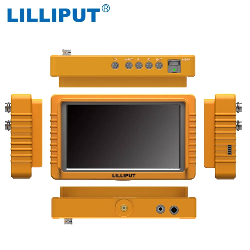 LILLIPUT Monitor Q5 5 inch 1920*1080 Full HD Monitor with SDI HDMI Cross Conversion Metal Housing High Resolution to Camcorder