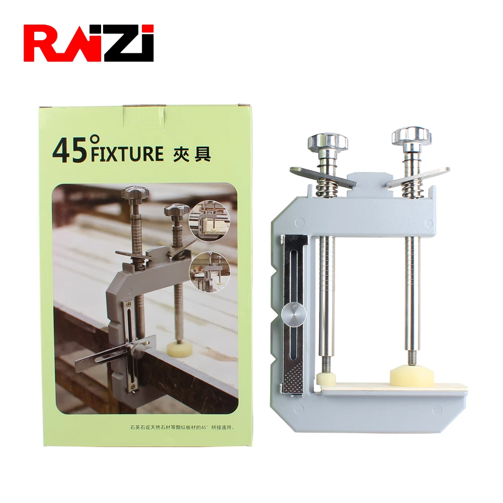 Raizi 1 Pc Mitre Clamp Stone Granite Marble 45 Degree Countertop Stitching installation Miter Tools