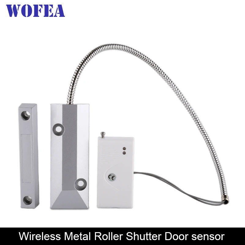 wofea Wireless Roller Shutter Door Open Detector Sensor Garage Gates Magnetic Window 433MHz | Безопасность и защита