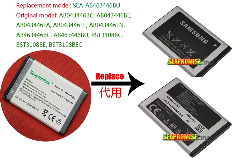 Оптовая продажа 10 шт. в партии AB463446BU для samsung GT E2100 SGH B100 E500 E900 F250 X150 X200 X300 E210|ab463446bu