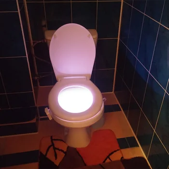

Toilet Light Seat Lamp Nightlight Litwod Led Night Battery Motion Sensor Toilt Bulbs Emergency Dry Product Can Change Color