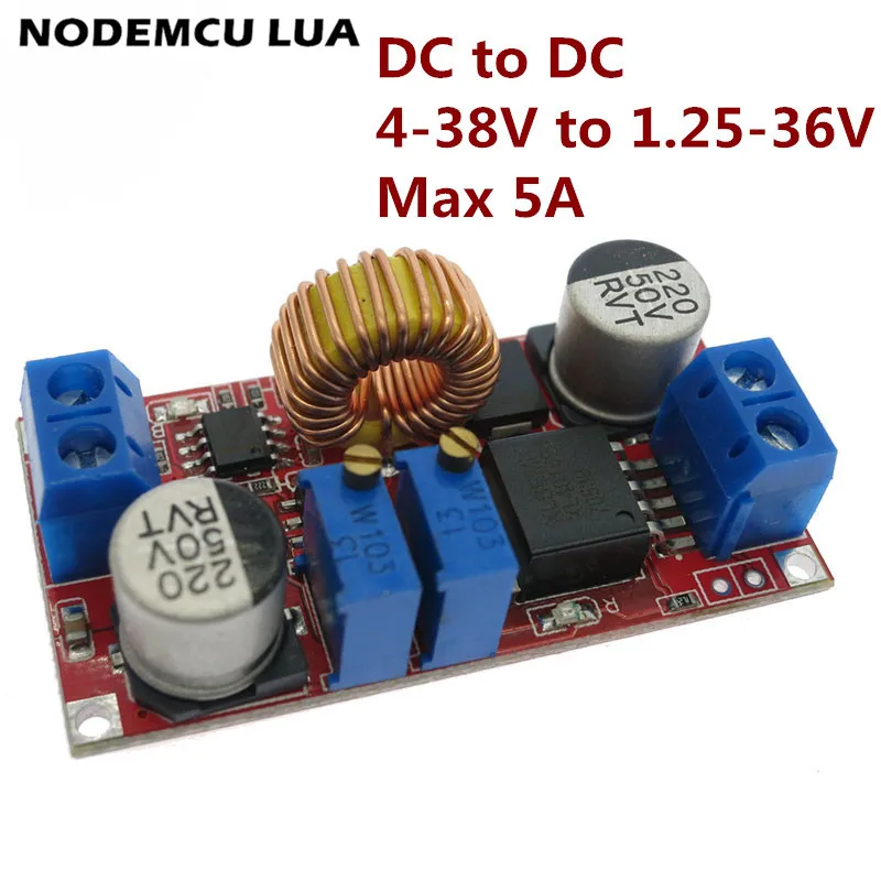 

XL4015E1 5A Max DC to DC CC CV Lithium Battery Step down Charging Board Power Converter Lithium Charger Step Down Module XL4015