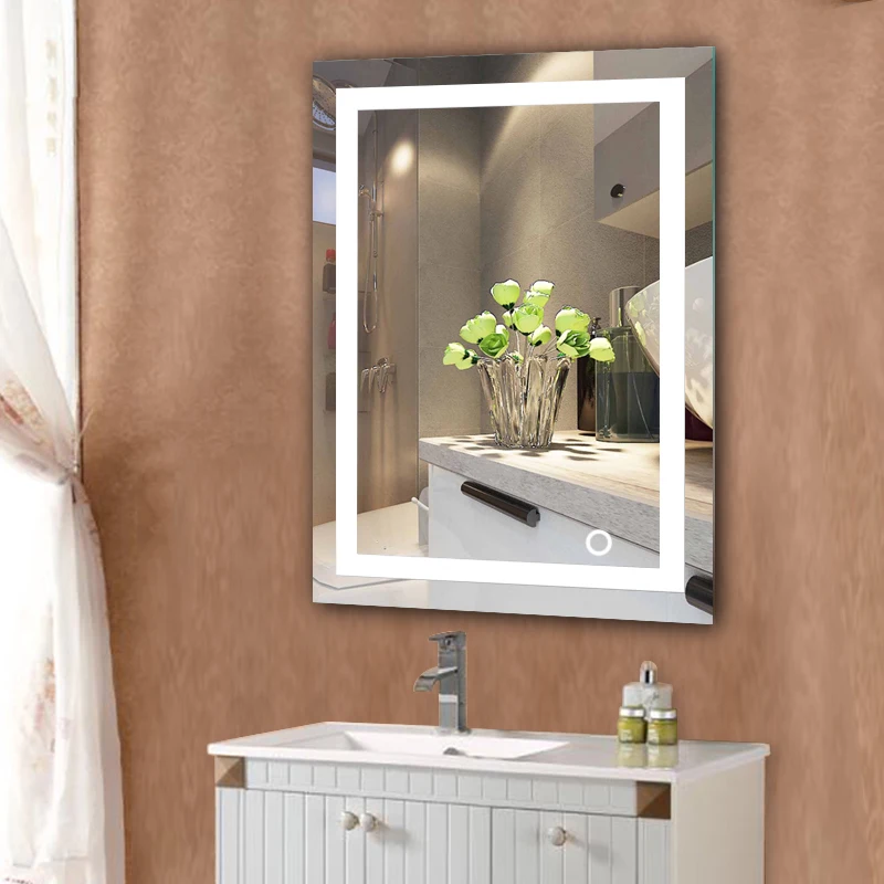 Liplasting зеркало для ванной Led косметическое зеркало с подсветкой туалетное зеркало для макияжа настенное домашнее зеркало для ванной комнаты 2 размера HWC