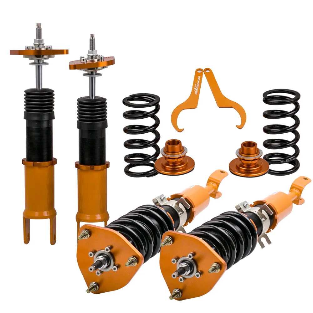 Распорки для Nissan 03-09 350Z Z33 амортизаторы Высота золото Coilover демпфер Adj.