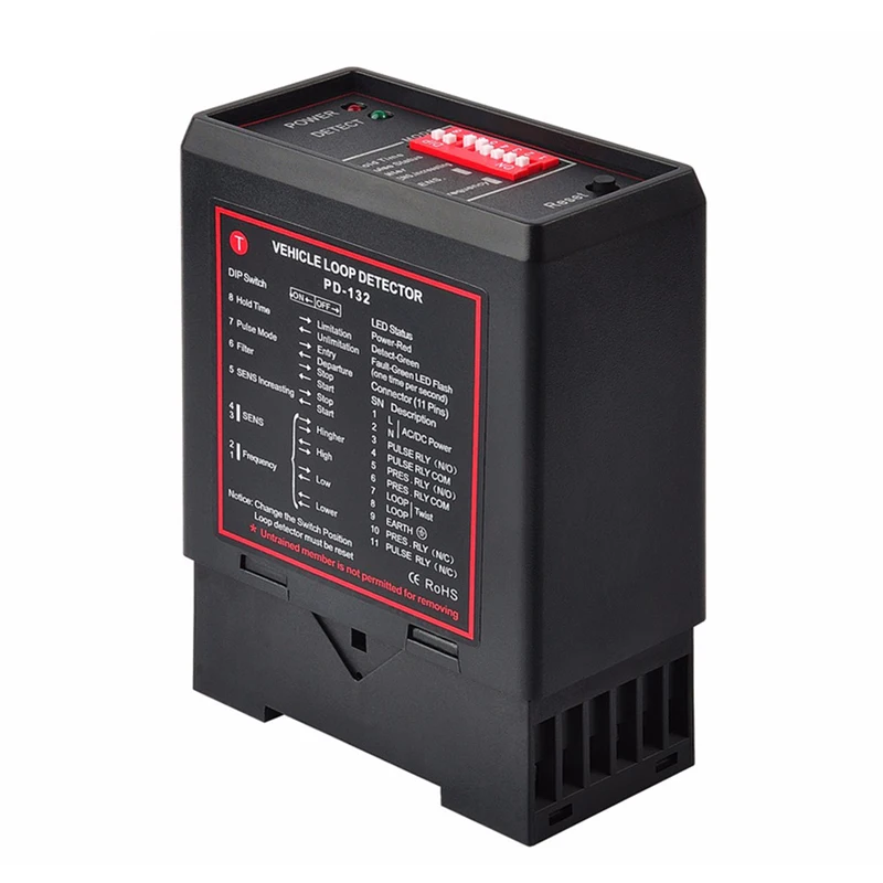 DC12-AC240V single channel vehicle/ safety control loop detectors for car parking system | Безопасность и защита