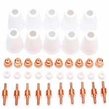 Для выведения токсинов, 40 шт плазменный резак расходные материалы/аксессуары/PT31 Стандартный электрод и советы для CUT50 автомат для резки