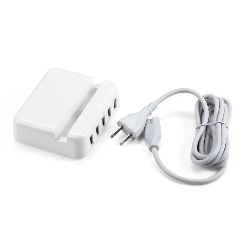 EU US Plug 5V 2A 5 USB порт док-станция быстрое зарядное устройство для iPhone 5 5S 6 6S 7 Plus