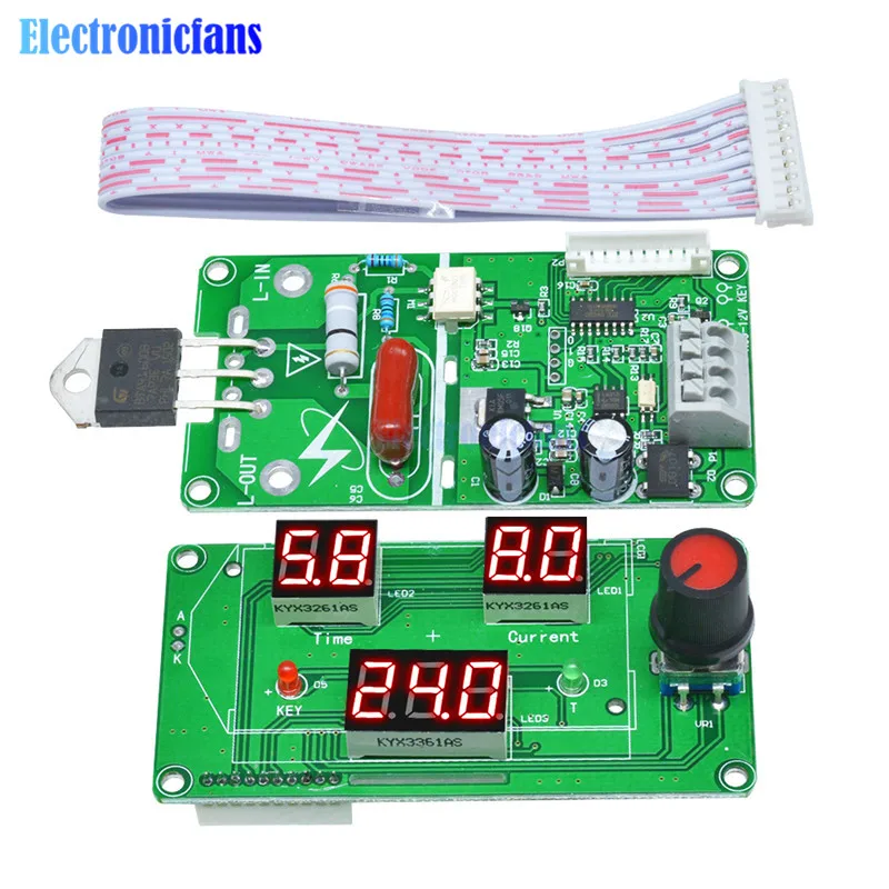 100A//40A Digital LCD display Spot Welder control Welding Time Current Control