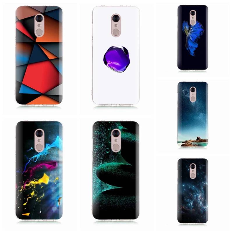 Для Xiaomi Redmi 4X Note 3 Mi A1 4 Pro 4A 5 6 6pro для 5A TPU цветной чехол с геометрическим рисунком