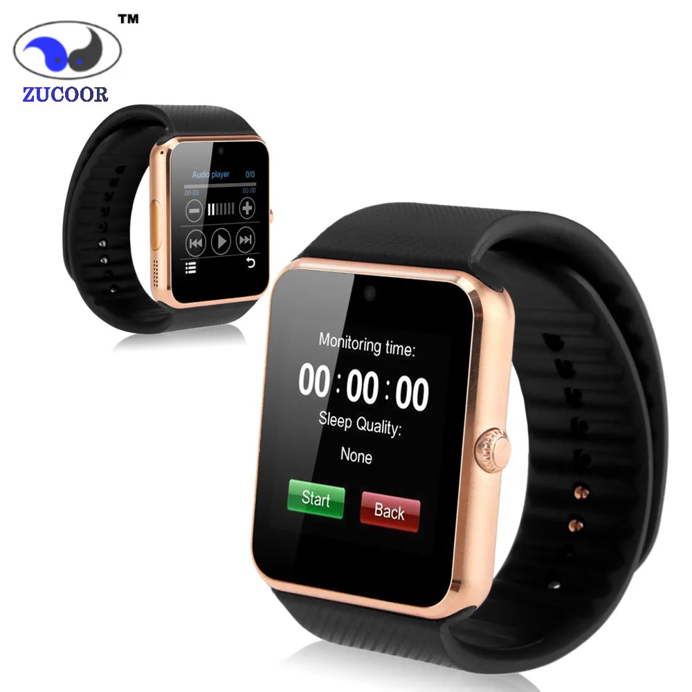 Smart Watch GT 08 Wristwatch Sleep Monitoring With Passometer Fitness Heart Rate Monitor Remote