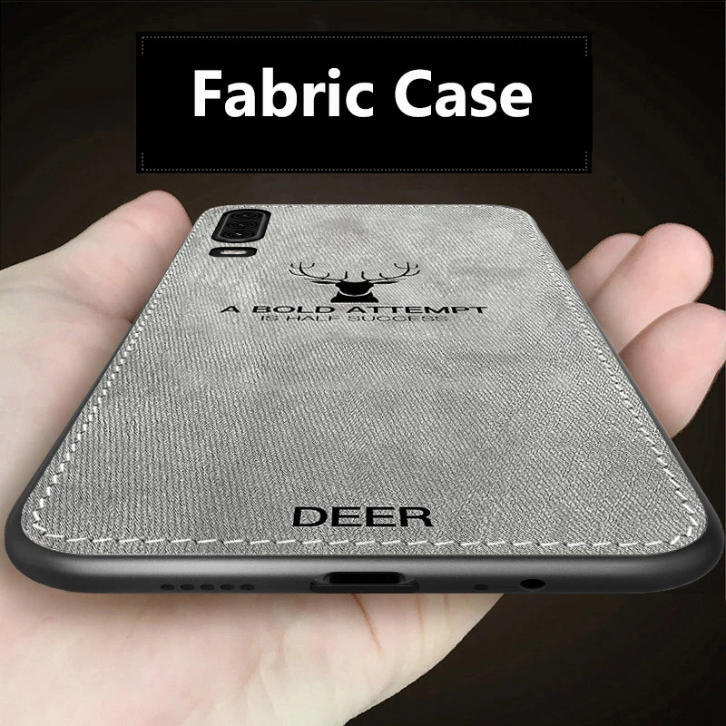 MAKAVO For Huawei P30 Pro Case Fabric Cloth Texture Soft Silicone Cover For Huawei P30 Lite Pro Phone Cases