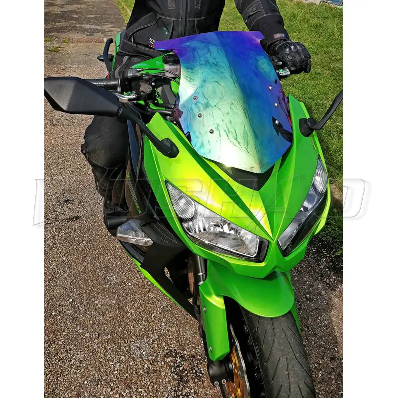 Мотоцикл лобовое стекло ветер экран для 2011 2012 2013 Kawasaki Ninja 1000 Z 1000 SX ZX1000 Z1000SX Иридиум