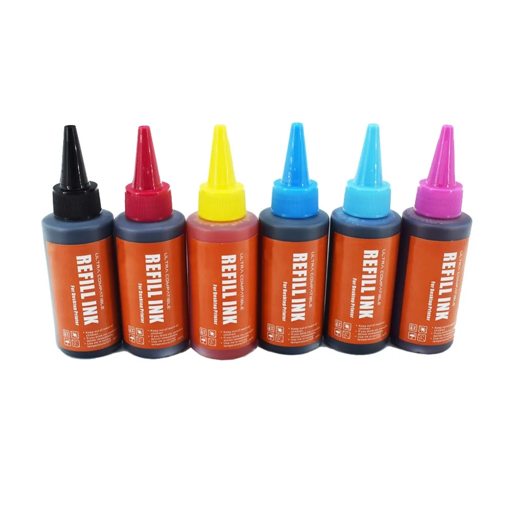 6colors Universal Refill Printer Ink Suitable for HP Canon Epson