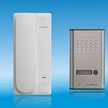 ZHUDELE безопасности дома домофон Intercom 2-проводной аудио дверной телефон, Функция разблокировки для 1-квартира
