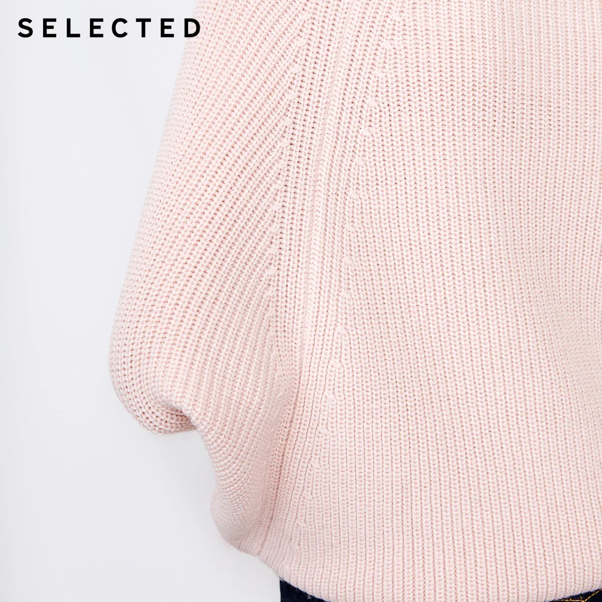 Günstig AUSGEWÄHLT Neue Frau Wolle Nähte Fledermaus Ärmel Strick Pullover S | 418425506