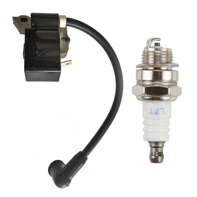 

For Stihl FS55 FS55C FS46 FC55 Ignition Coil FS38 FS45 FS55 HL45 Spark Plug MM55 PN 41404001308 Durable Useful