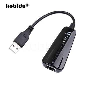 

kebidu USB 2.0 10/100 Mbps Ethernet USB To RJ45 Wired Network Card Lan Adapter Hub for Windows 7/8/10/Vista/XP Linux PC