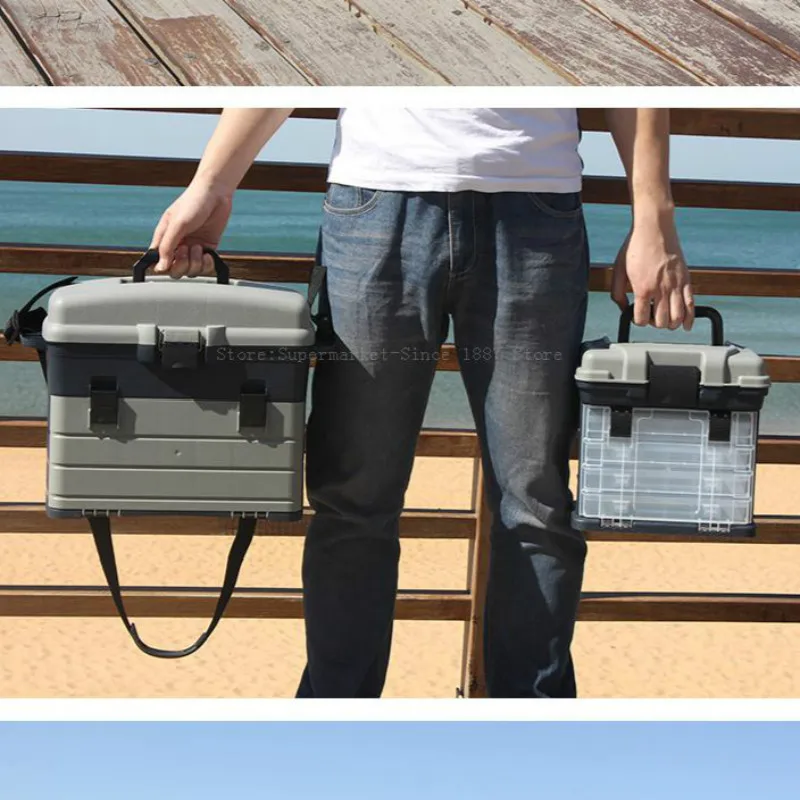 

Fishing sea fishing big bait box toolbox Minor box sequins soft bait fishing box fishing gear accessories storage box