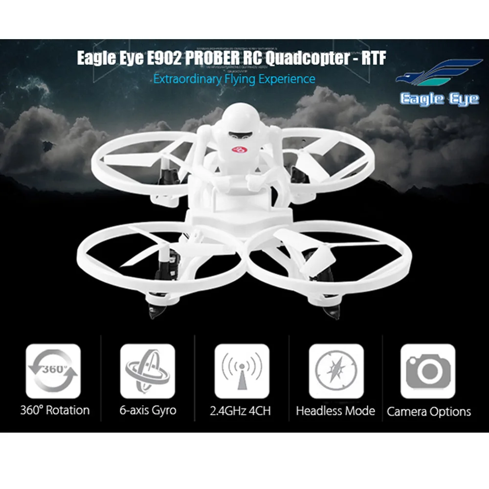 

Brand New RC Drones RTF 2.4GHz 4CH 6-axis Gyro Hover Headless Mode Flying Helicopter 360-degree Rotation RC Drone Dron Kids Toys