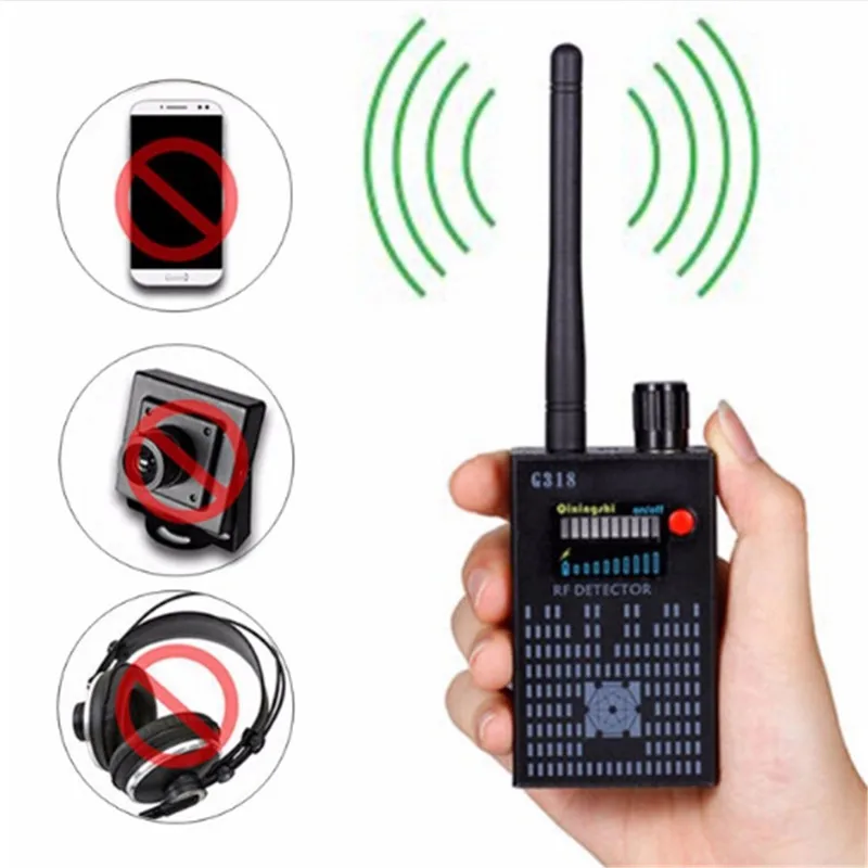 

1Pc Wireless Camera Signal Detector Anti-Spy Finder Multi Function Amplification Activity Trackers Detector Device