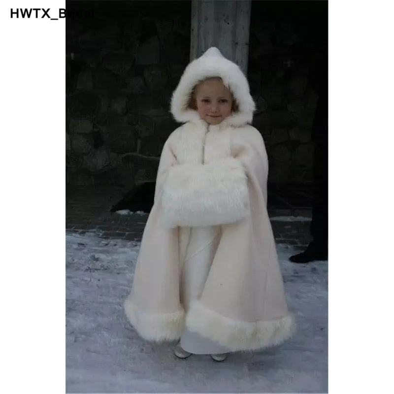 flower girl fur jacket